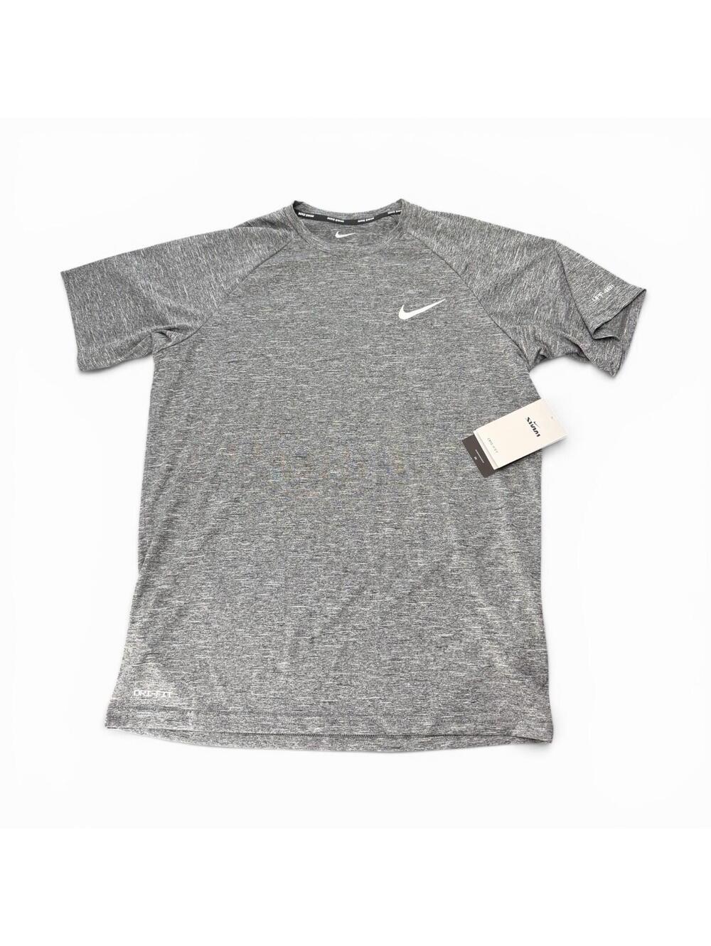 Nike Dri-fit Swim Men's SMALL Hydroguard Rash Guard T Shirt, Grey